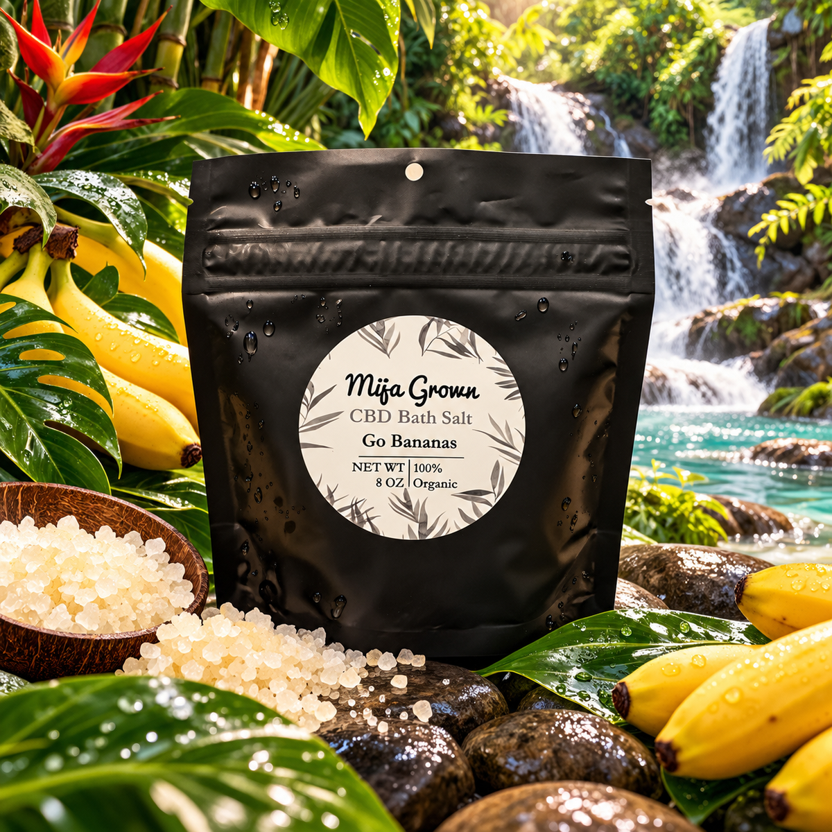 CBD Bath Soak "Go BANANAS" scented (8 oz)