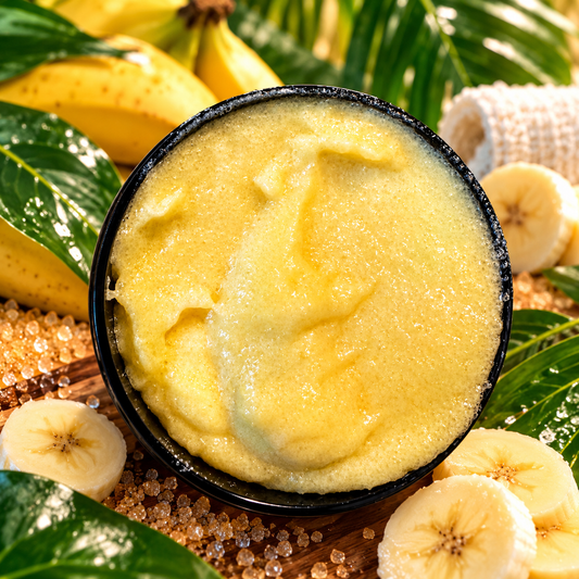 Organic CBD Sugar Scrub "Go Bananas" scented 4 oz