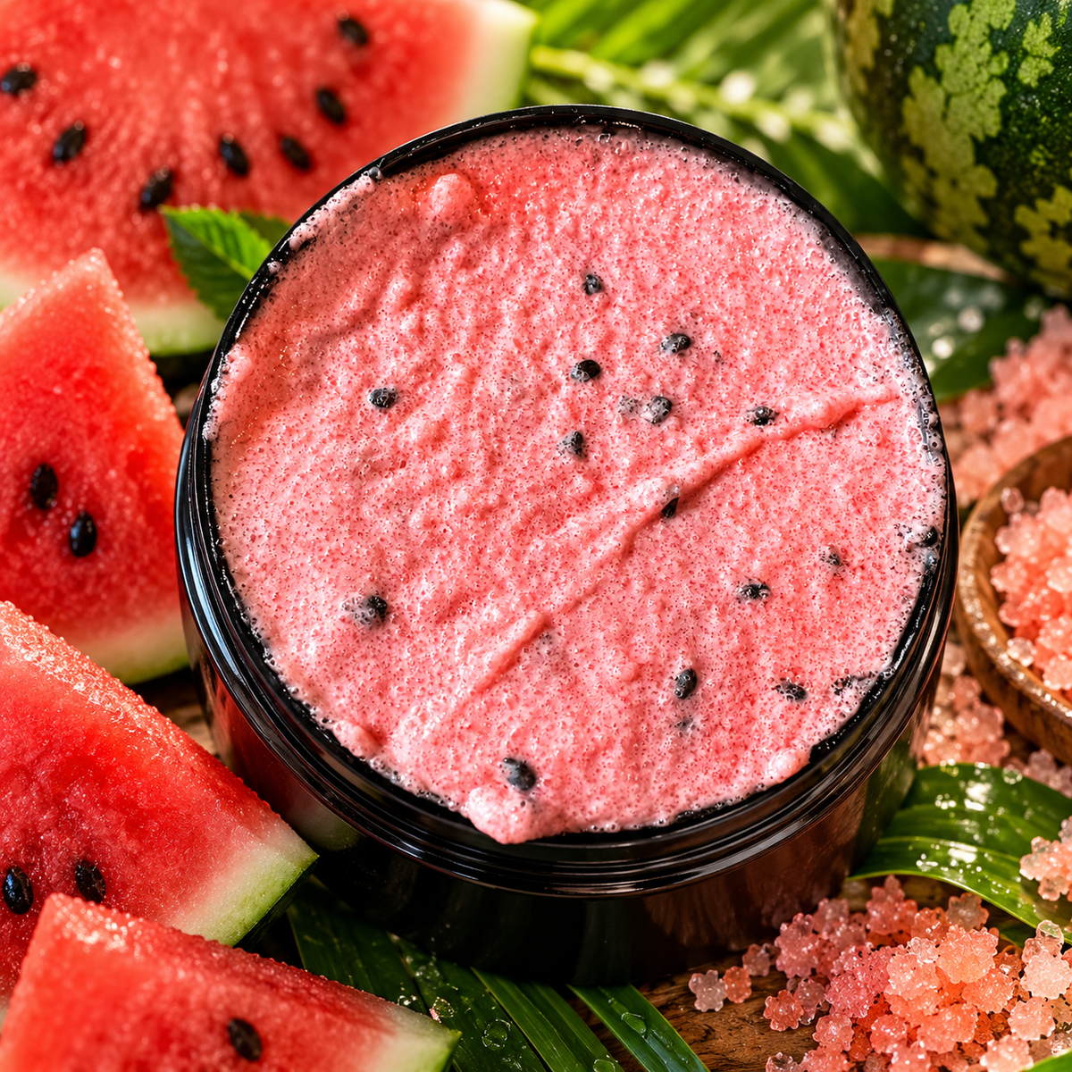 Organic CBD Sugar Scrub "Watermelon High" scented (4 oz)
