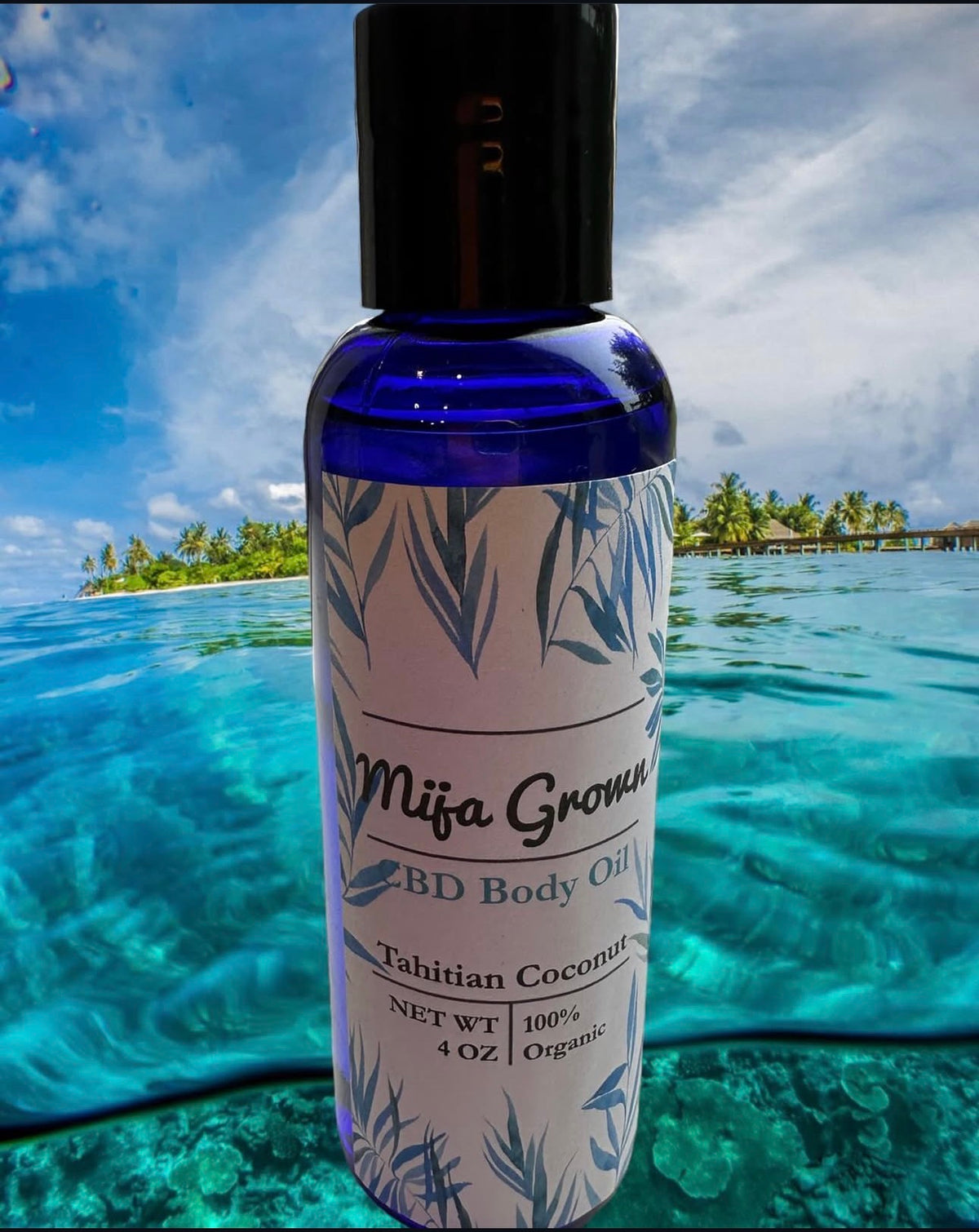 Organic CBD Body Oil "UNSCENTED" (4 oz)