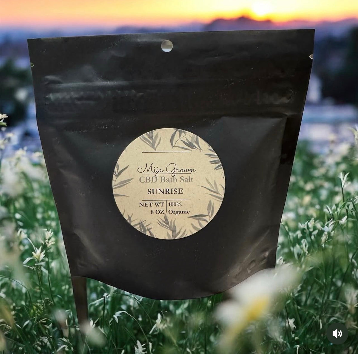 CBD Bath Soak "Sunrise" scented (8 oz