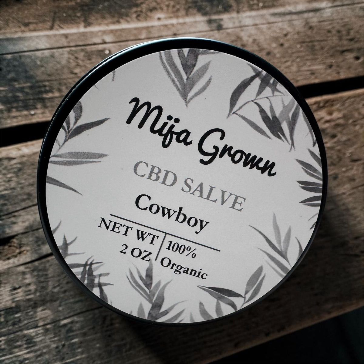 Organic CBD Salve "COWBOY" scented (2 oz) NEW
